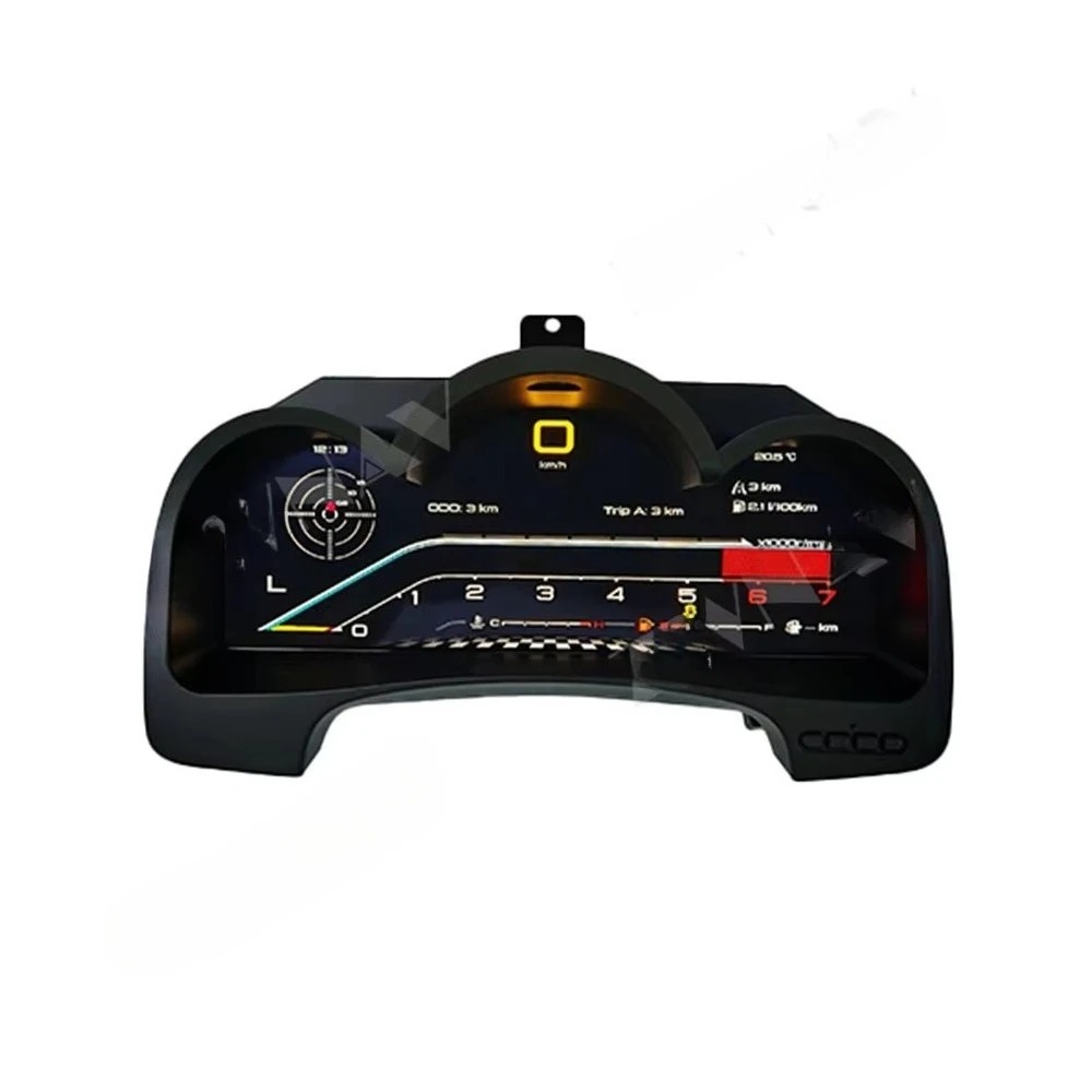 ZWNAV 12.3 Inch Linux OS LCD Digital Cluster for  Hilux LCD Instrument Panel Car Dashboard LCD Cockpit Speedmeters